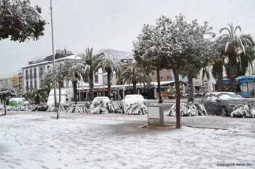 Paseo del Raset nevado