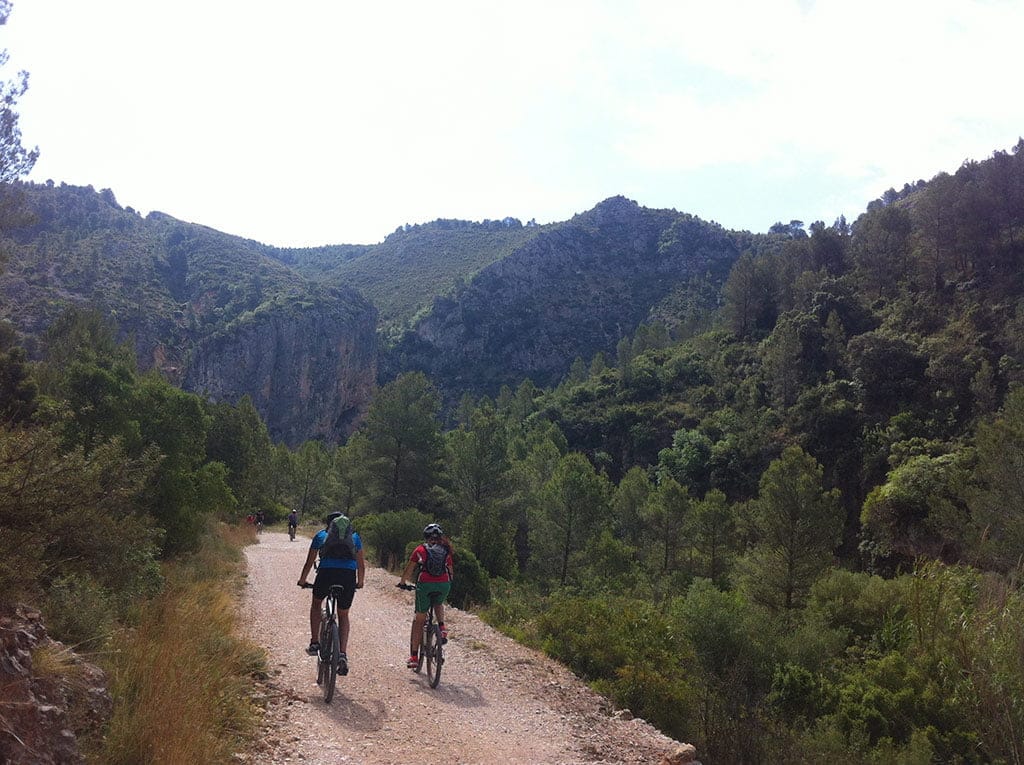 Paseo en bici de montaña con Aventura Pata Negra