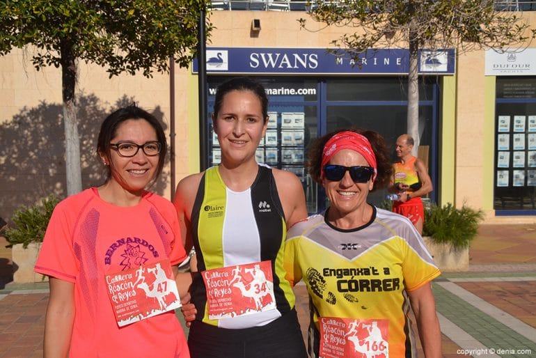 Patricia Castañeda, Carmen Bolufer y Mila Ortega