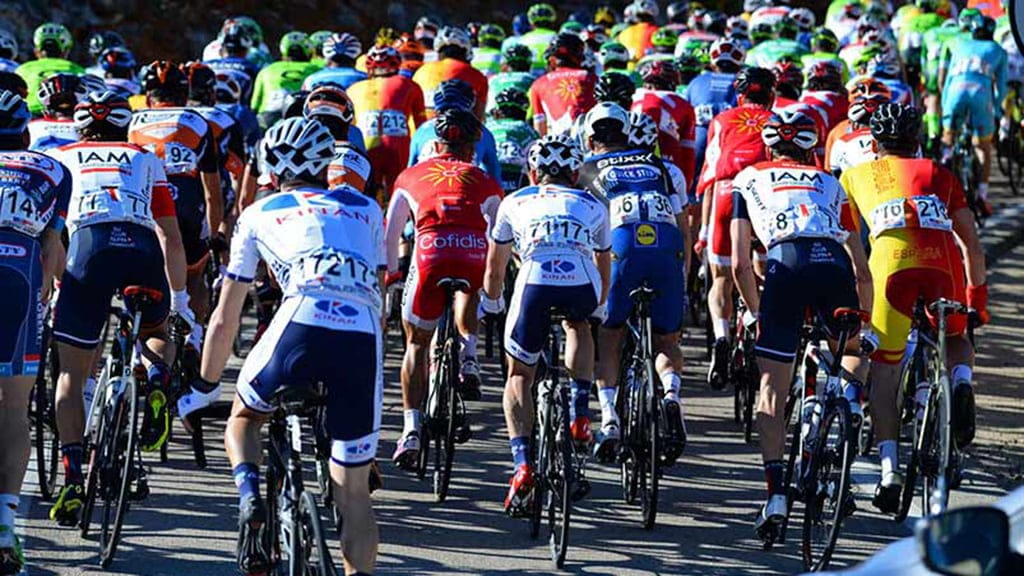 Dénia se prepara para acoger la '68 Volta Ciclista a la Comunitat Valenciana' 1 peloton de la volta ciclista a la comunitat valenciana 2016