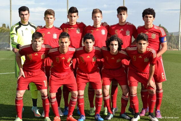 pepelu con la seleccion espanola sub 17