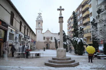 Plaza del Convent nevada