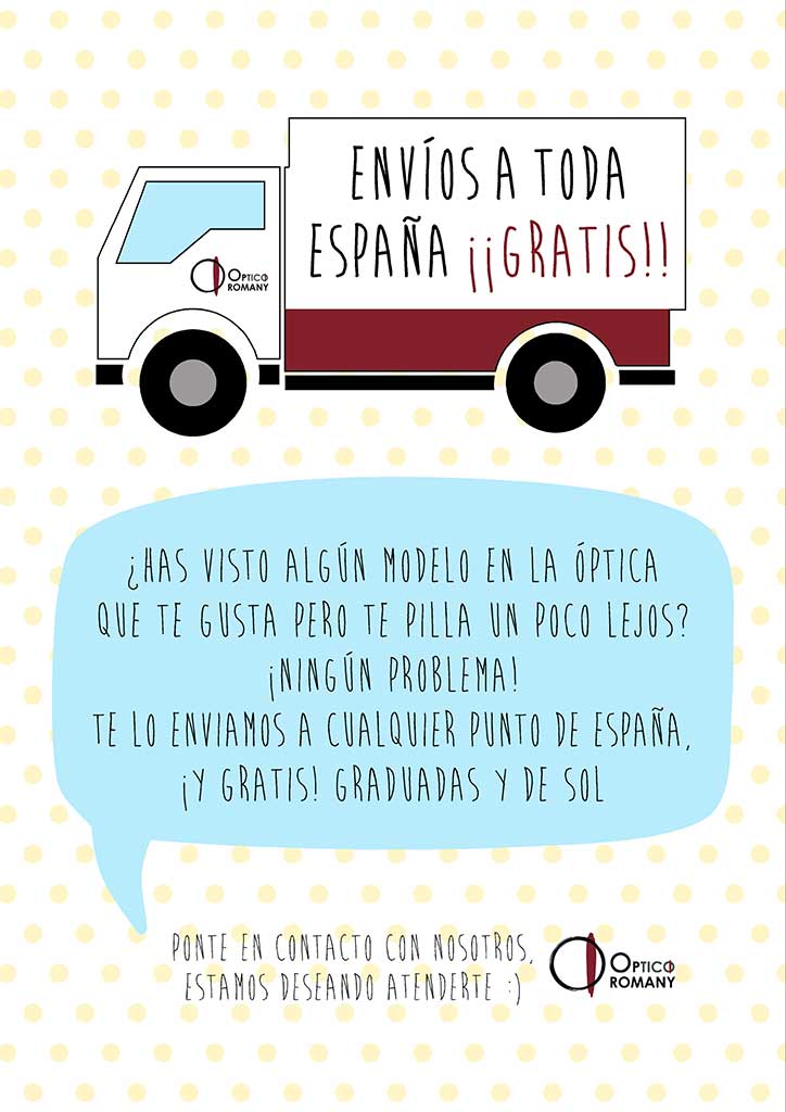 servicio a domicilio optica romany