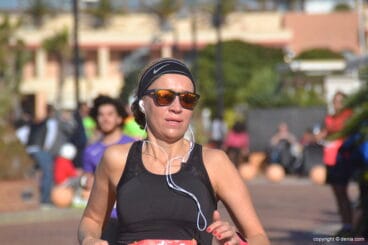 Silvia Salvá entrando en meta