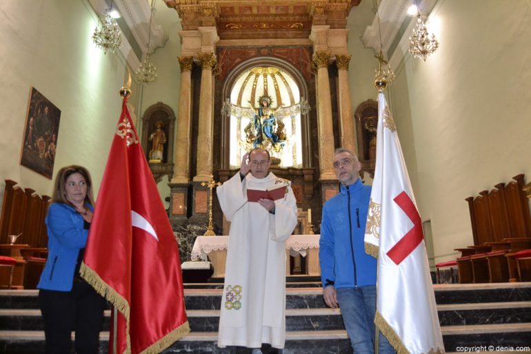 Bendición de banderas Mig Any Moros y Cristianos - Iglesia de la Asunción