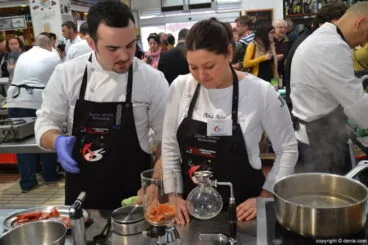 6º Concurso Internacional de Cocina Creativa de la Gamba Roja de Dénia – Ismael Cano y Ana Acin