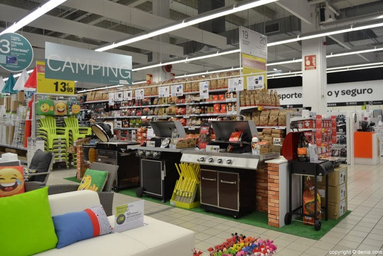 Carrefour Ondara - camping