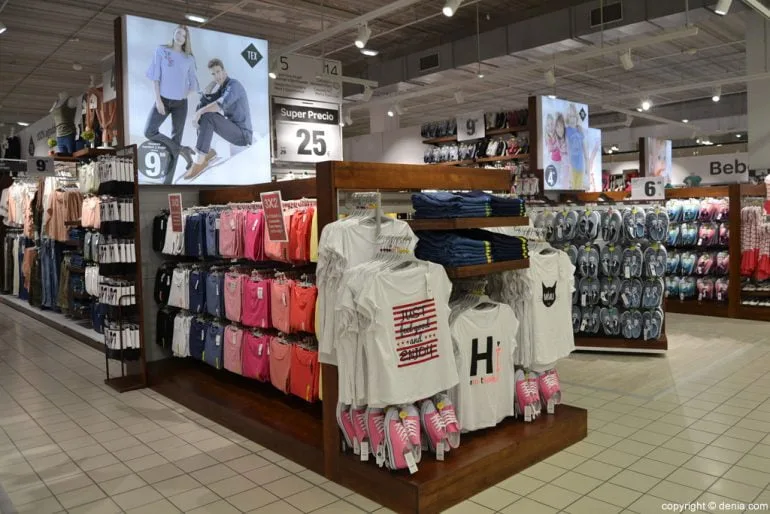 Carrefour Ondara - textil