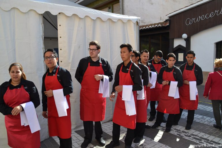 6º Concurso Internacional de Cocina Creativa de la Gamba Roja de Dénia - alumnos del CDT
