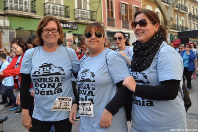 26 iii cursa de la dona denia salida de los participantes