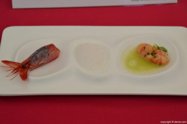 28 6o concurso internacional de cocina creativa de la gamba roja de denia plato de jose luis adan