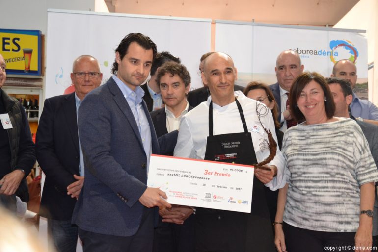 6º Concurso Internacional de Cocina Creativa de la Gamba Roja de Dénia - Tercer clasificado