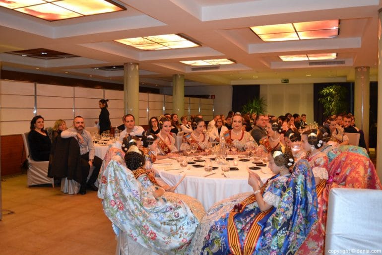 Sopar de gala Fallas Dénia 2017 - Asistentes