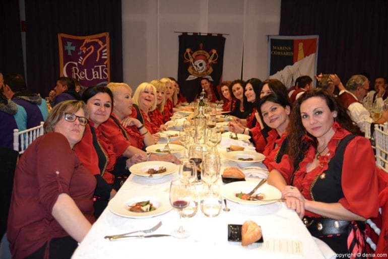 Cena de gala Mig Any 2017 - Mesa Piratas Berberiscas