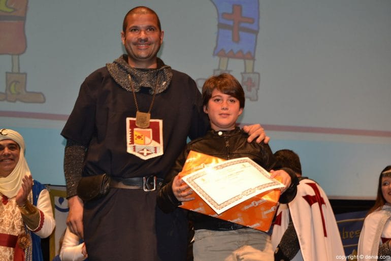 Presentación cargos Mig Any 2017 - ganadores del concurso de dibujo infantil