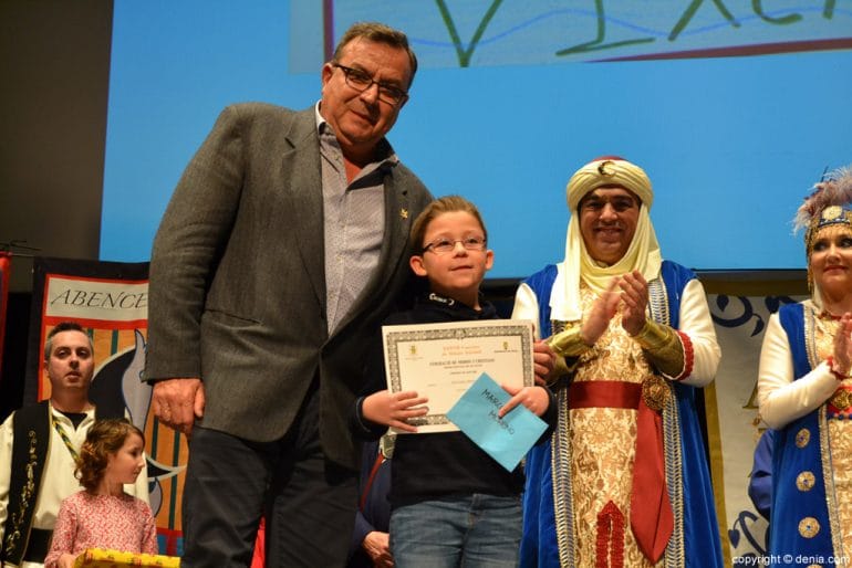 Presentación cargos Mig Any 2017 - ganadores del concurso de dibujo infantil