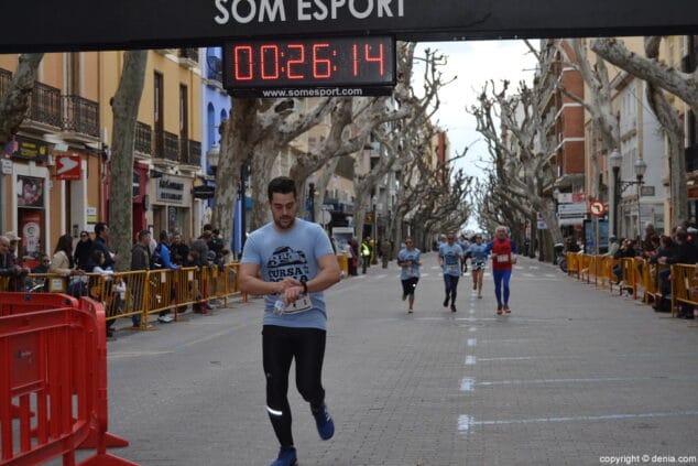 70 iii cursa de la dona denia llegada de corredores
