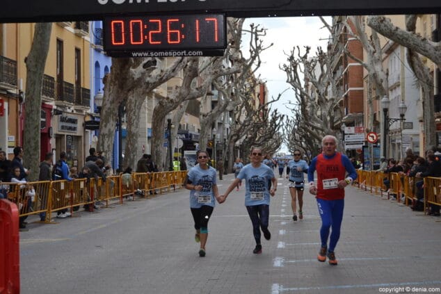71 iii cursa de la dona denia llegada de corredores