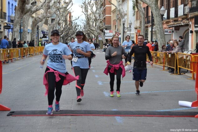 76 iii cursa de la dona denia llegada de corredores