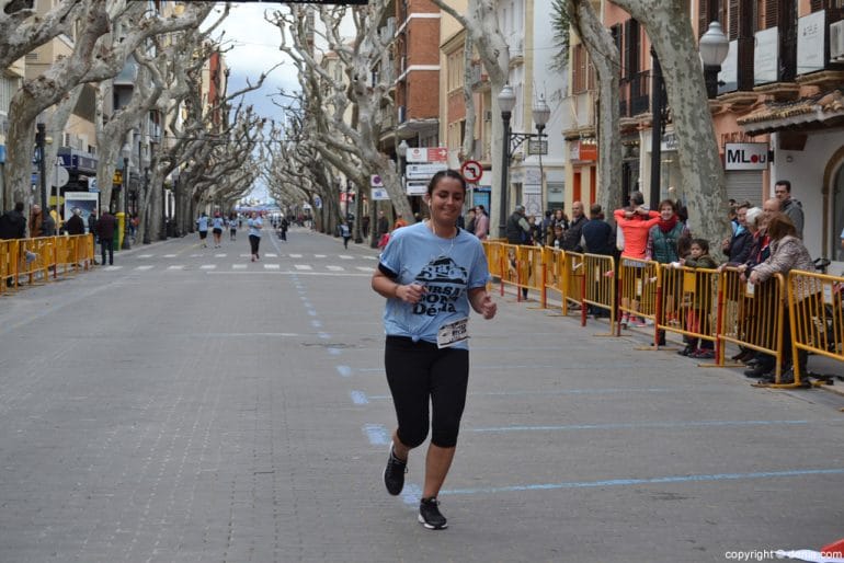 III Cursa de la Dona Dénia - Llegada de corredores
