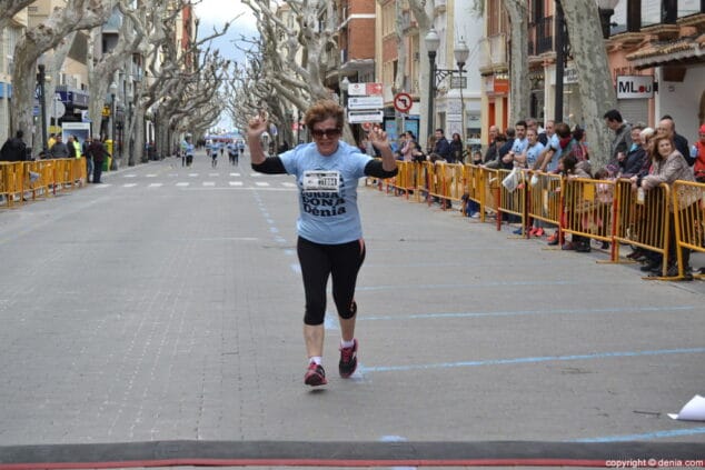81 iii cursa de la dona denia llegada de corredores