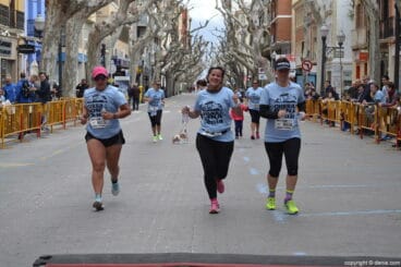 III Cursa de la Dona Dénia – Llegada de corredores