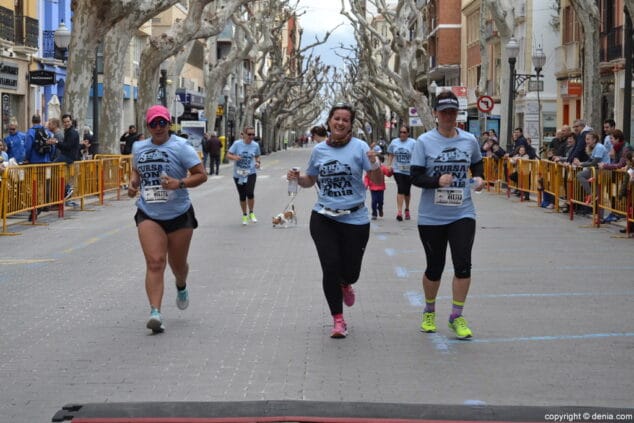 84 iii cursa de la dona denia llegada de corredores