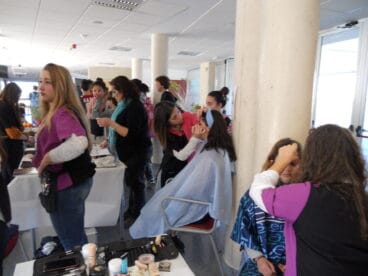 Alumnas de peluquería