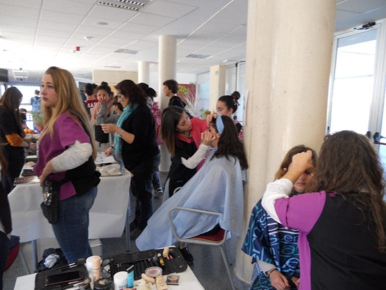Alumnas de peluquería