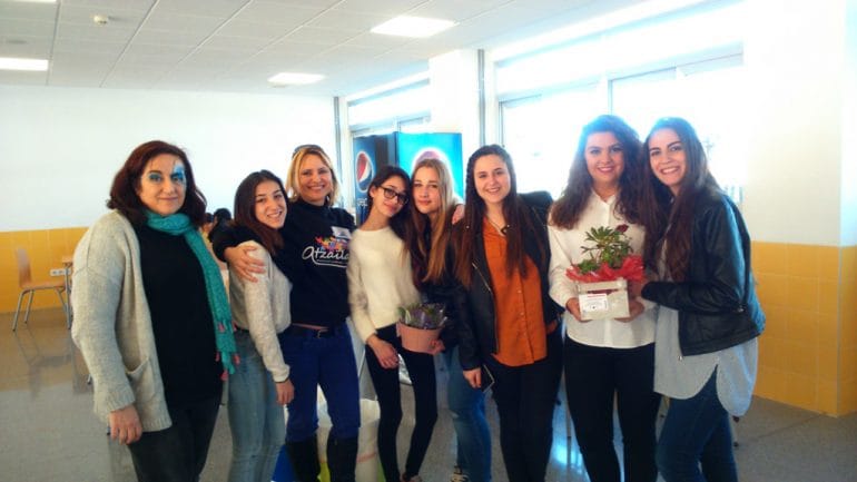 Alumnas del IES Número 3 de Dénia