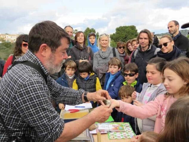 Medio centenar de personas participan en la excursión a Calp por el Día de los Humedales 3 anillamiento de aves en calp