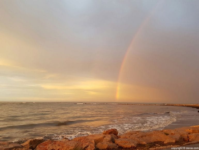 Arcoiris en Dénia