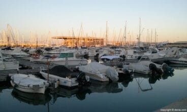 Atardece en el puerto