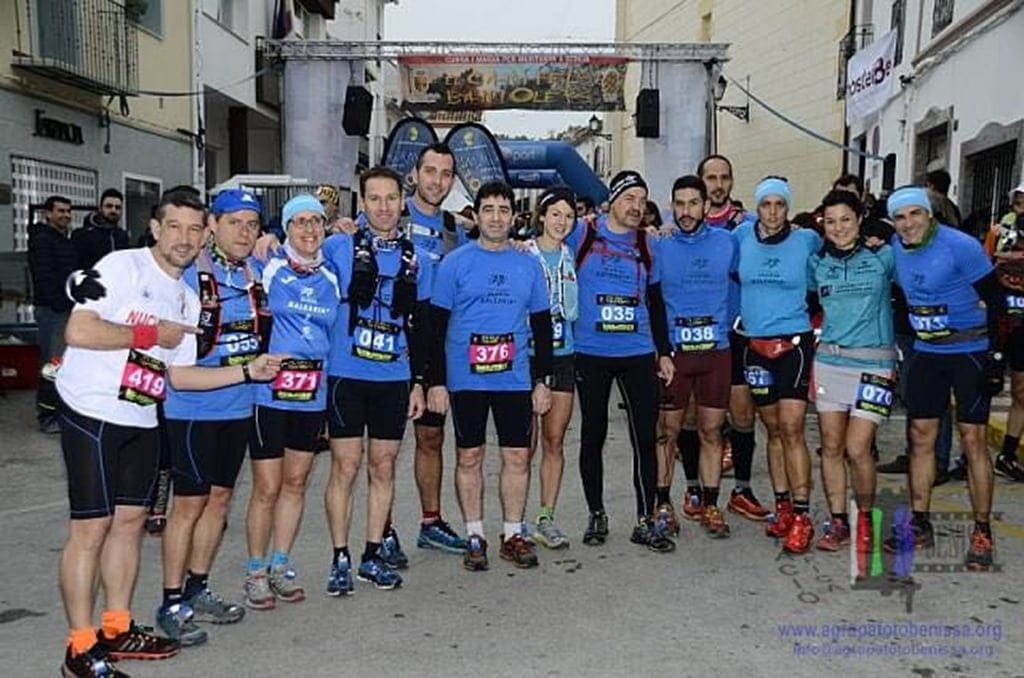 atletas del ca balearia dianium en senija