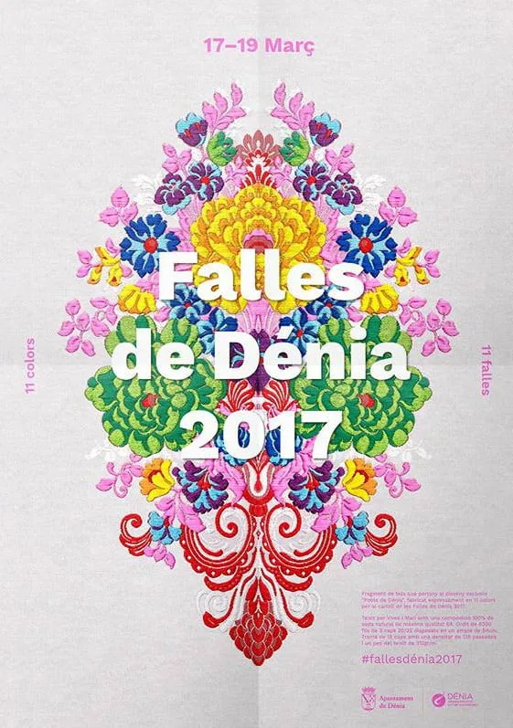 cartel fallas denia 2017