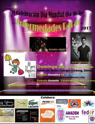 celebracion del dia mundial de las enfermedades raras en denia