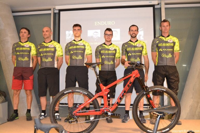 Corredores Enduro del equipo ciclista UC Montgó-ULB