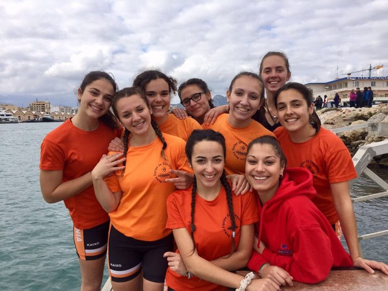 Equipo femenino del RCN Dénia