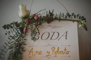 Invitación boda Floristería Azahar