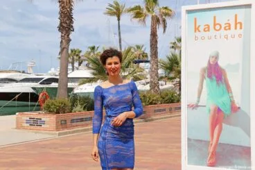 Kabah Boutique vestido azul