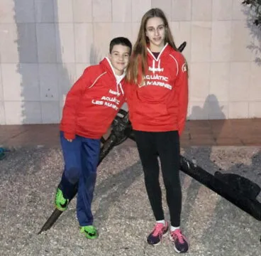 nadadores del club natacio denia en elche