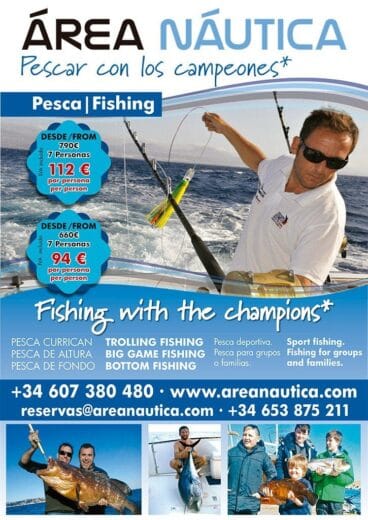 Pesca con los campeones Área Náutica