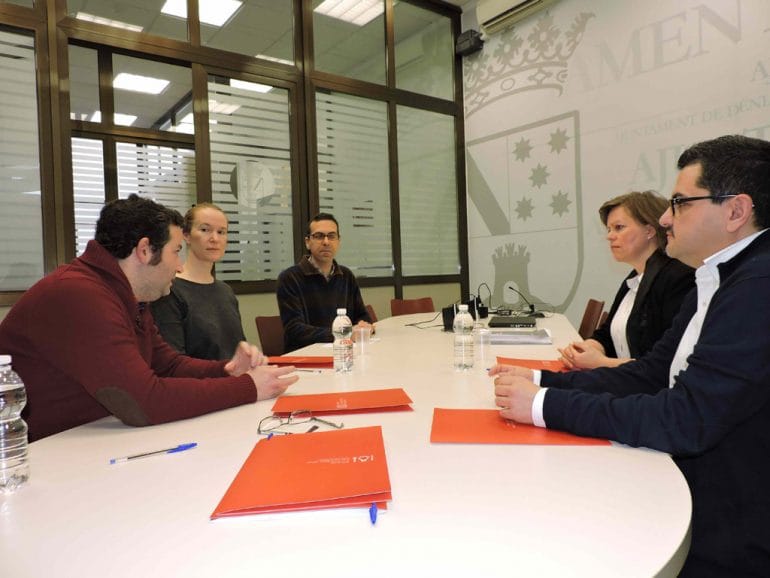 Reunión con la delegación de Bergen en Dénia