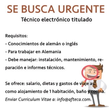 se busca tecnico