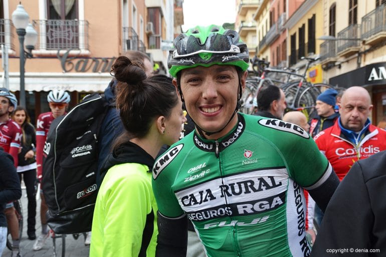 Tony Molina tras pasar meta