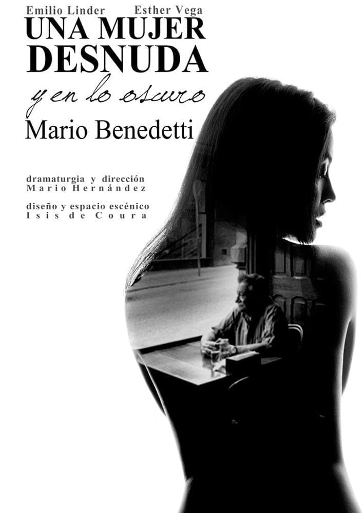 una mujer desnuda y en lo oscuro