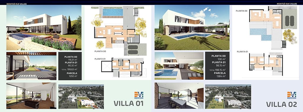 villas nueva construccion denivan