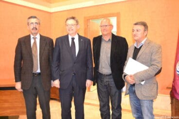 Ximo Puig con los alcaldes de Dénia y Xàbia