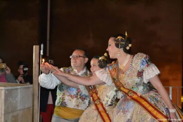01 acto conmemorativo falles unesco denia 2017 carcasa falleras mayores denia