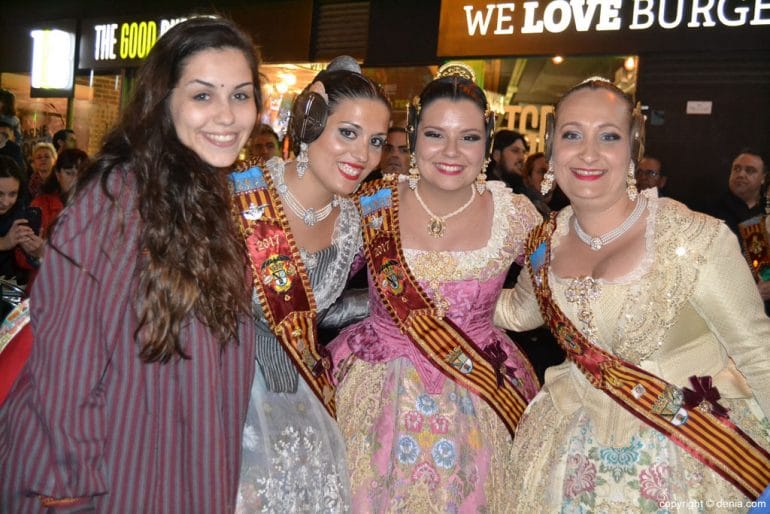 Nit de la cremà 2017 - Corte de honor